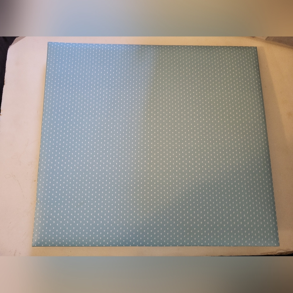 New Light Blue Polka Dot Scrapbook #1172-500